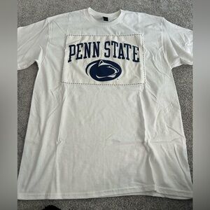 Gildan White Penn State Short Sleeve Tee